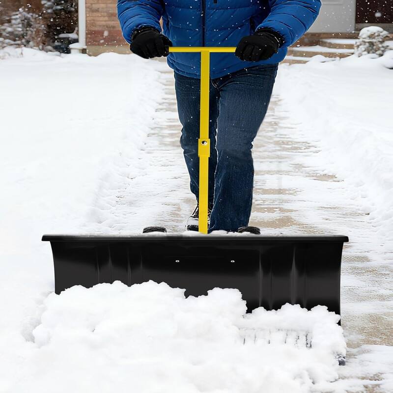 29-Inch Heavy-Duty Steel Snow ShovelSingle Pole