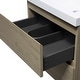 preview thumbnail 101 of 169, CASAINC Floating Bathroom Vanity with Resin Top Basin and Soft Closing Drawers