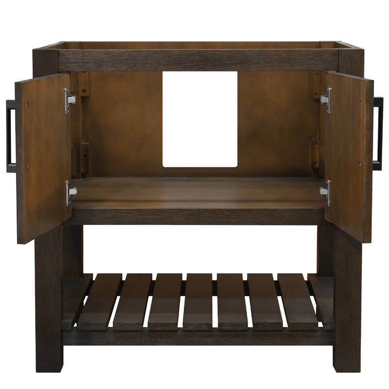 Miseno MV-30CM-NOBV-CAR-317C 30" Free Standing Single Basin Vanity Set