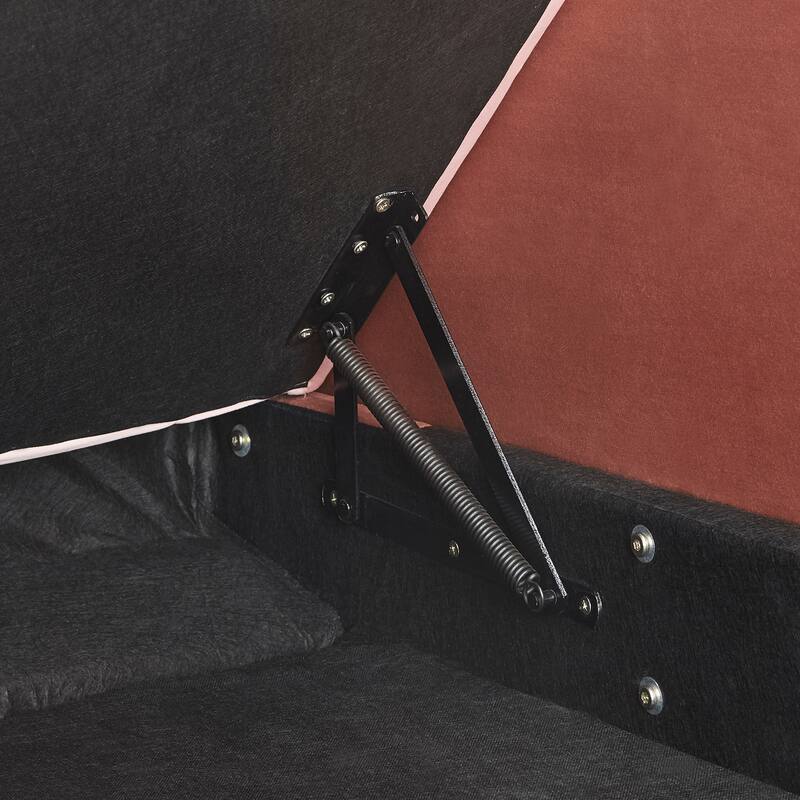 Aideen 2-tone Storage Chaise by iNSPIRE Q Modern