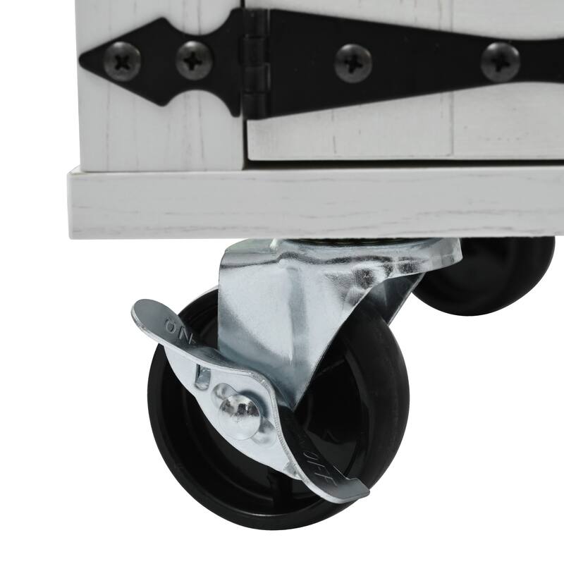 Farmhouse Kitchen Island with Drop Leaf Power Outlet and Rolling Wheels