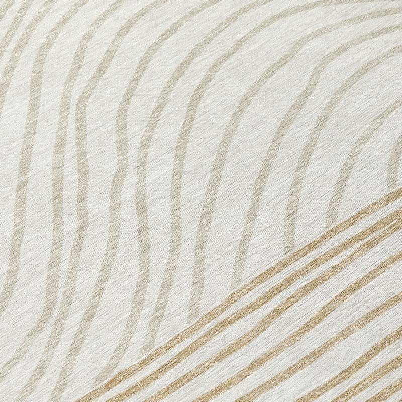Machine Washable Indoor/ Outdoor Modern Arches Chantille Rug
