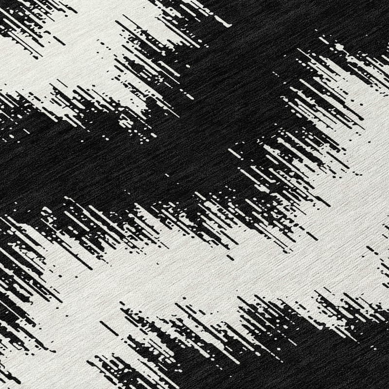 Machine Washable Indoor/ Outdoor Chantille Modern Chevron Rug