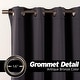preview thumbnail 9 of 23, Aurora Home Extra Long Grommet Top Thermal Blackout Curtain Single Panel