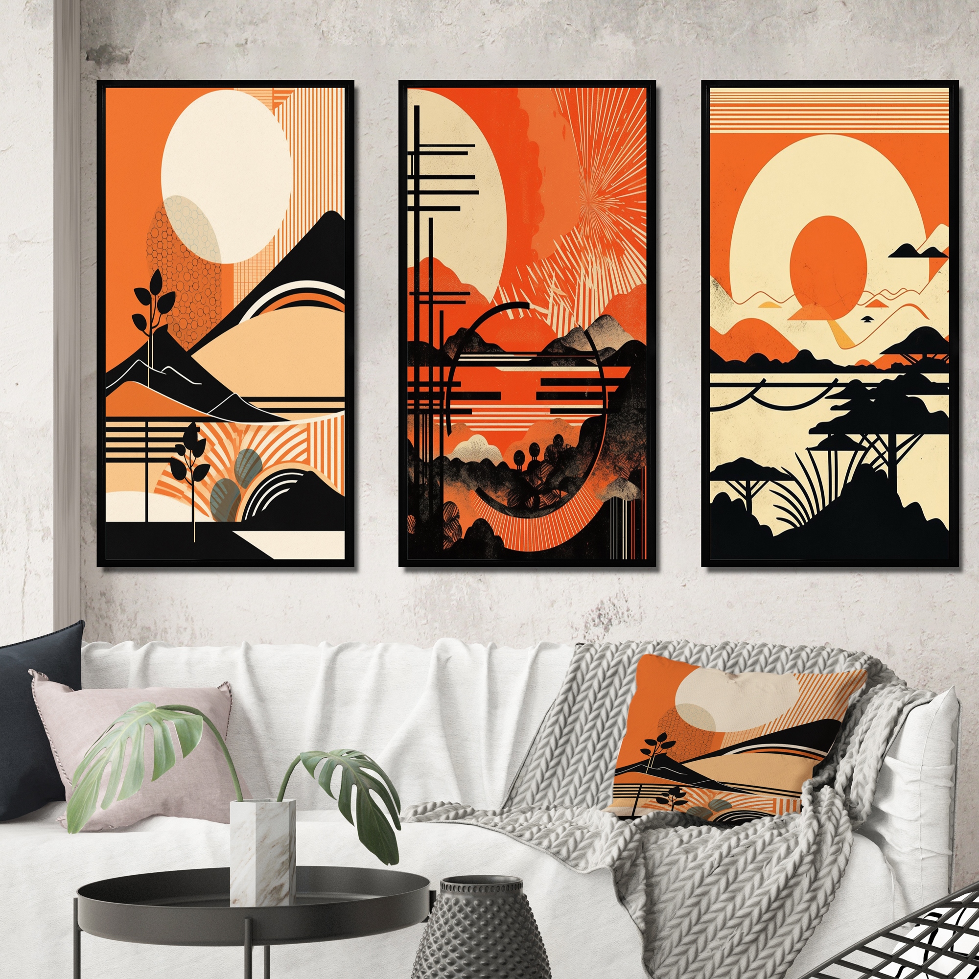 絵画 Brown Mountain Designart-