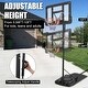 preview thumbnail 1 of 7, Backyard Driveway Indoor Outdoor Adjustable Basketball Hoop for Adults Telescoping Adjust Handle