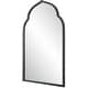 preview thumbnail 6 of 5, Uttermost 09746 Kenitra 24" W x 40" H Arched Framed Bathroom Mirror