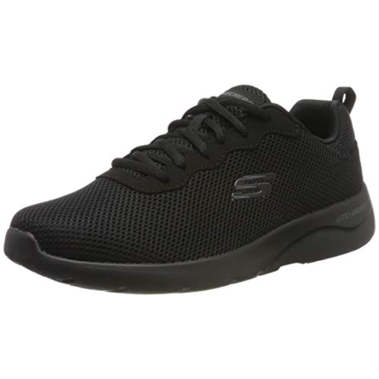 Skechers men's dynamight black walking shoes Clearance