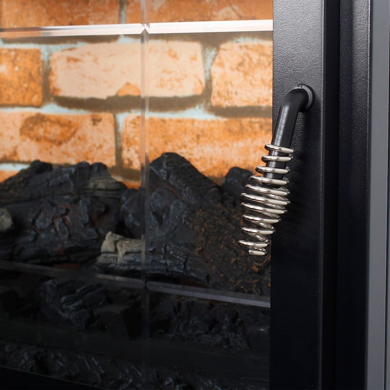 21 inchThree-sided Freestanding Electric Fireplace Stove heater with 3D Flame effect with remote control