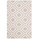 preview thumbnail 5 of 15, SAFAVIEH Handmade Flatweave Dhurries Regena Modern Moroccan Wool Rug 2'6" x 4' - Grey/Ivory - Rectangle