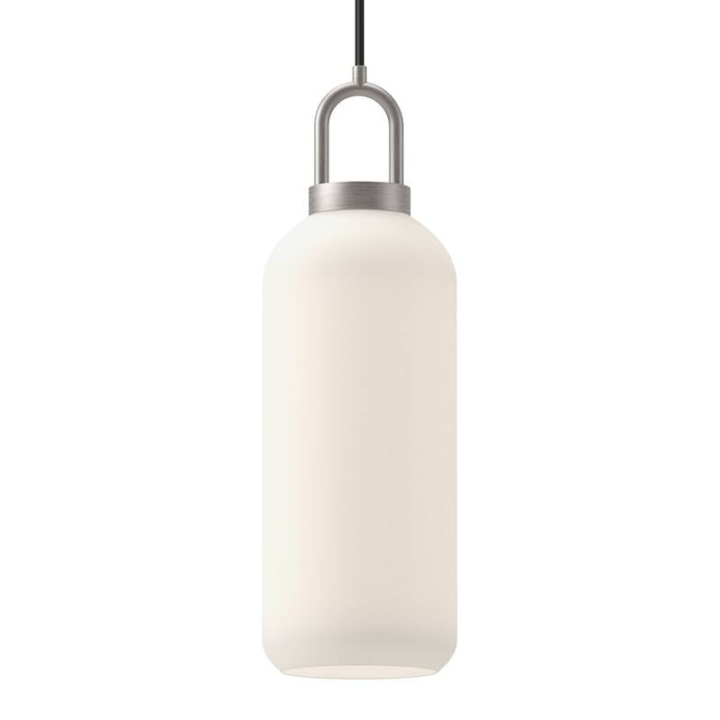 Alora Lighting PD401505OP Soji 5" Wide Mini Pendant with Frosted Glass - Brushed Nickel