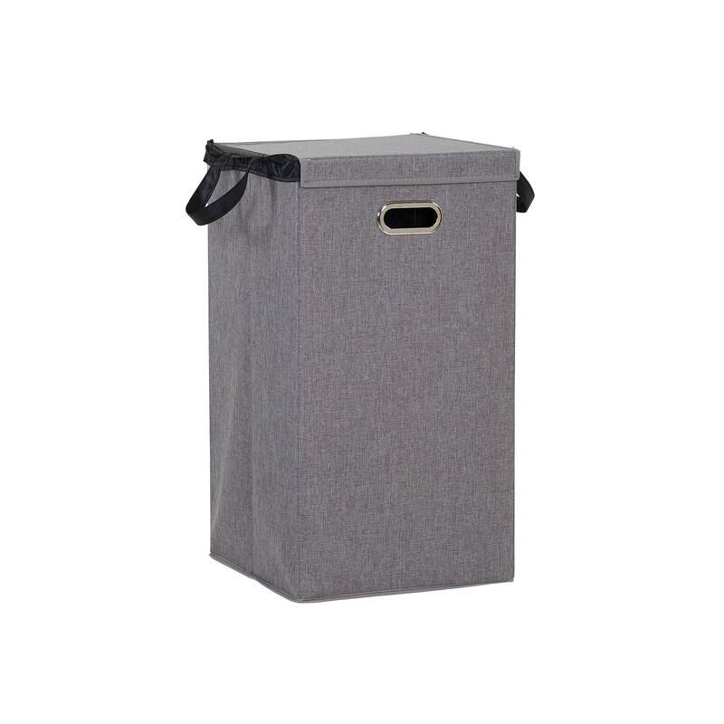 Household Essentials Laundry Hamper with Lid - 14.0"L x 14.0"W x 26.0"H