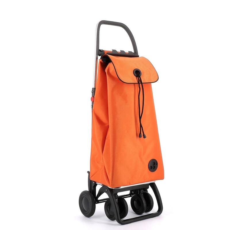 Rolser I-Max MF 4 Wheels 2 Swivelling Foldable Shopping Trolley - 41.34" H x 15.55" W x 12.8" D