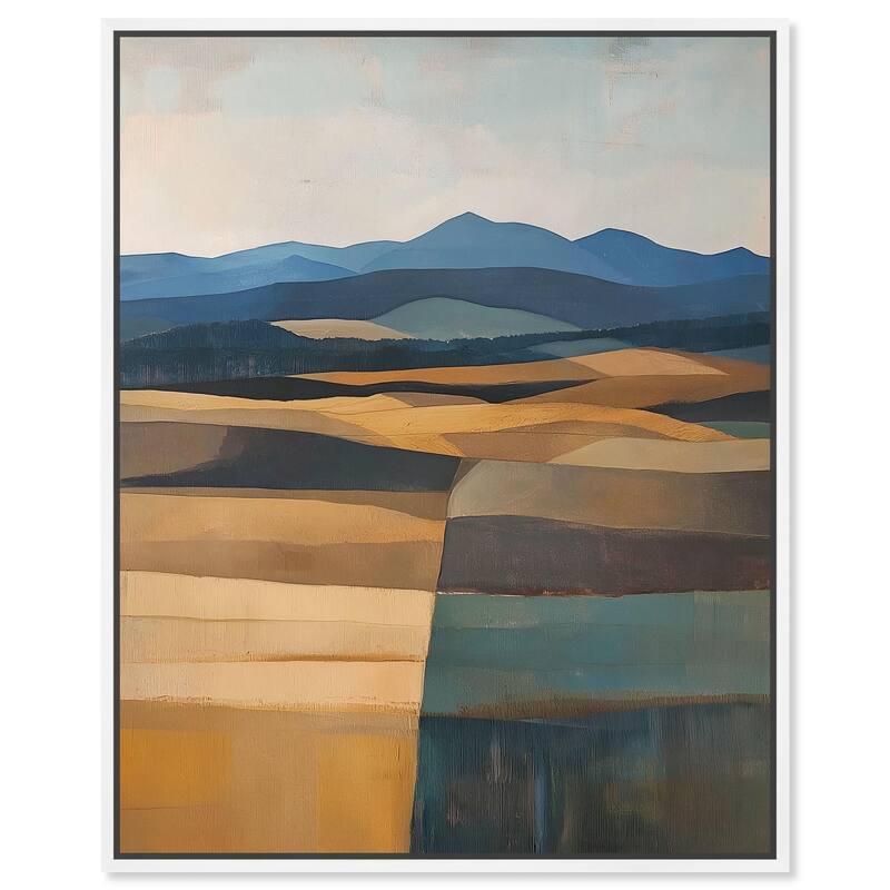 Clash of Shades Canvas by Art Remedy - 20" x 24" - White