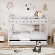 preview thumbnail 10 of 28, Ouyessir Full Over Full Bunk Bed with Trundle