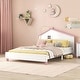 preview thumbnail 8 of 52, Platform bed with house shaped headboard