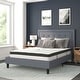 preview thumbnail 26 of 120, Tufted Platform Bed with 10in. Pocket Spring Mattress