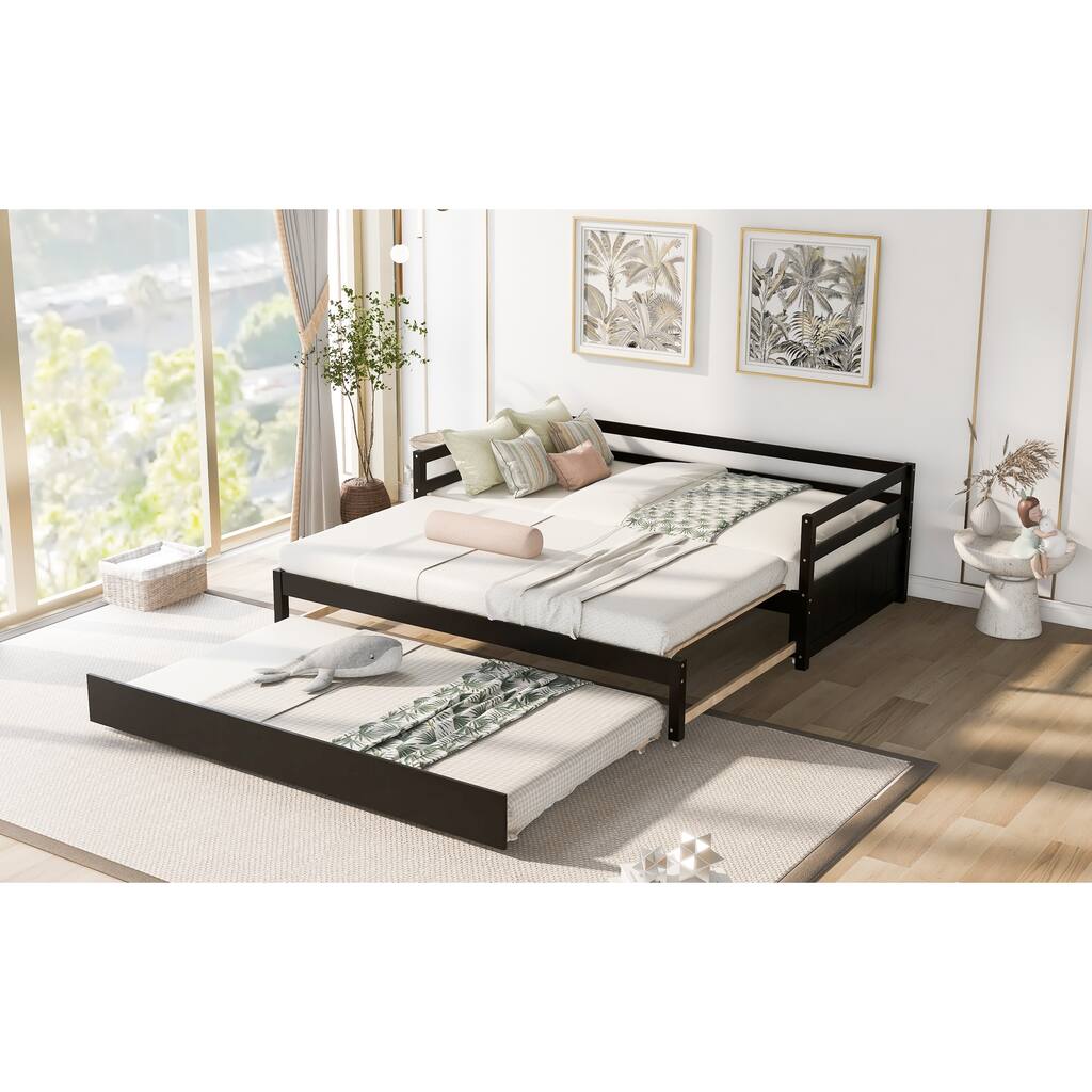 Twin or Double Twin Daybed with Trundle
