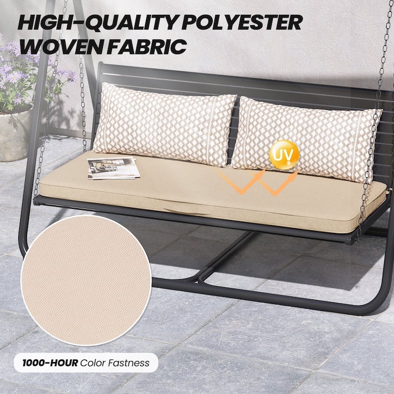 Outdoor Settee Bench Seat Cushion Patio Swing Cushion Loveseat Cushion