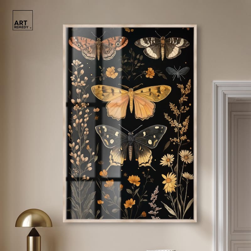 Winged Visitors II Shadowbox by Art Remedy