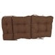preview thumbnail 6 of 39, Multi-section Tufted Indoor Microsuede Seat/Back Chair Cushion (Multiple Sizes)