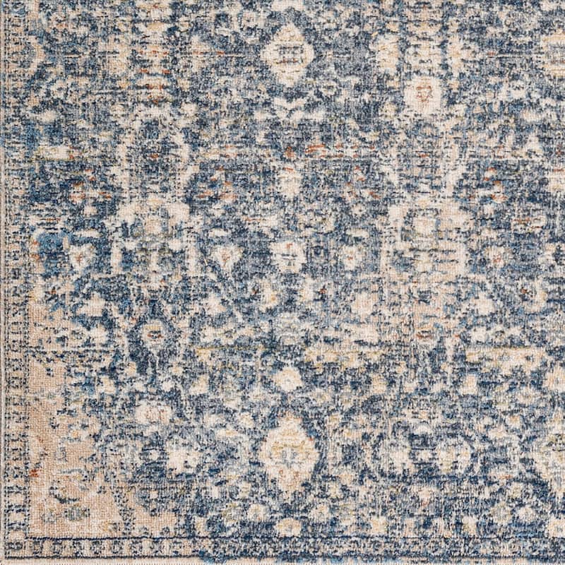 Artistic Weavers Sundari Vintage Blue Patterned Area Rug