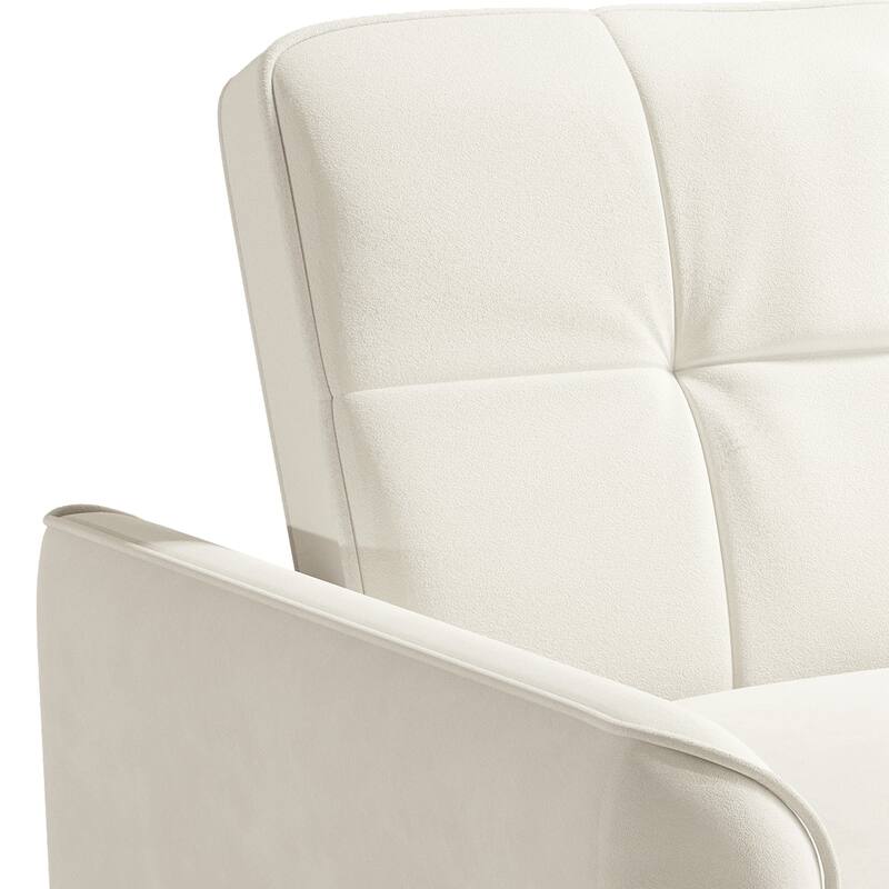 Moasis 3-in-1 Adjustable Sleeper Sofa Bed, Pull Out Chair Sofa for Living Room