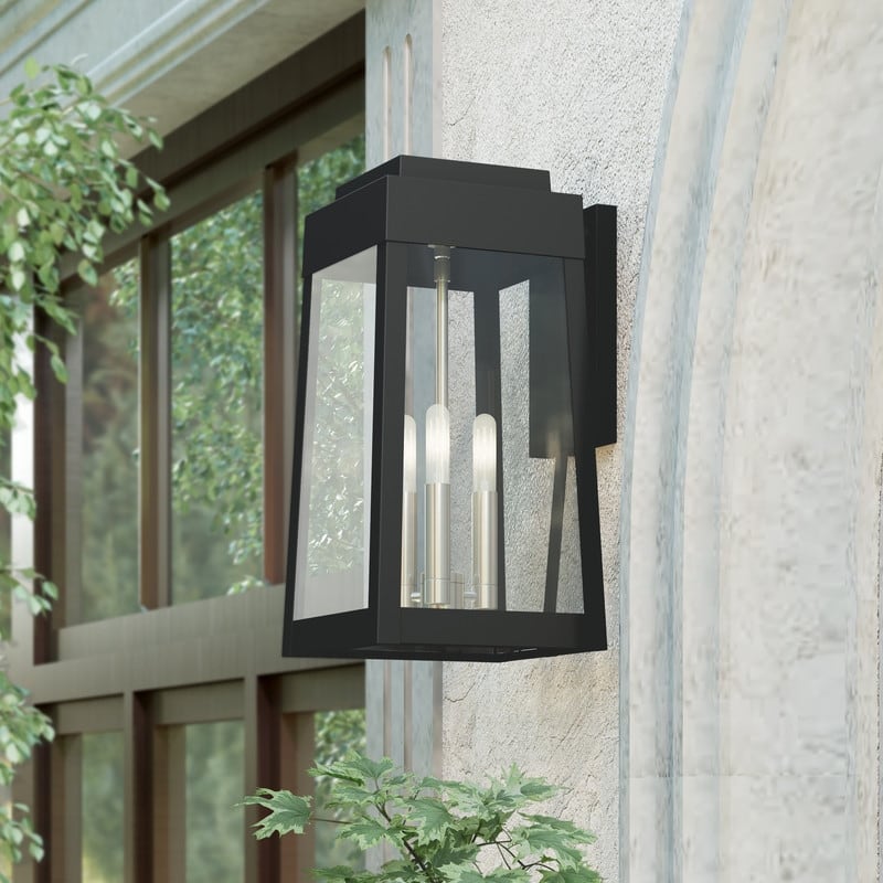Livex Lighting 3-Light Outdoor Wall Lantern, 20855