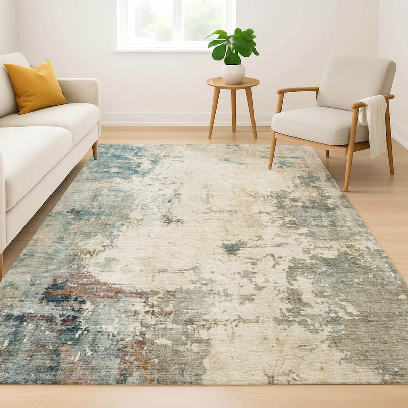 Premium Washable Super Soft Modern Solid Mayfield Rug