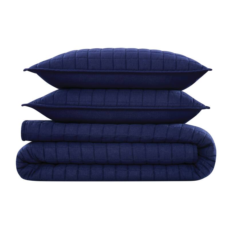 Brooklyn Loom Flax Linen Quilt Set