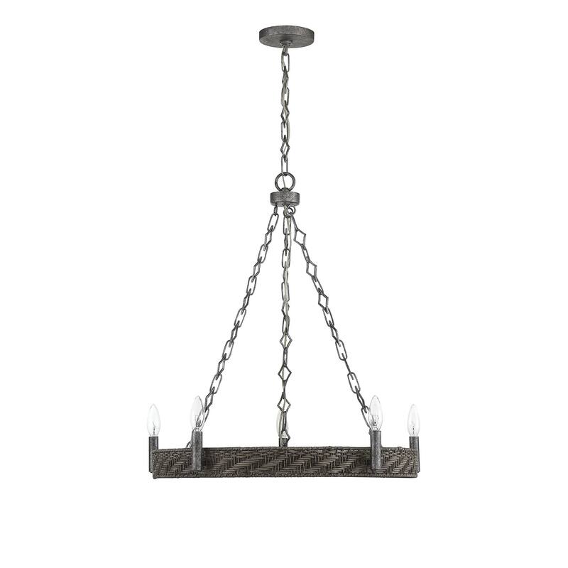 Savoy House Tripoli 5 Light 26" Wide Taper Candle Chandelier