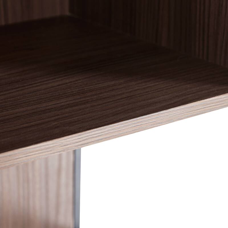 51.2'' Tall Lighted Display Cabinet with Tempered Glass Door