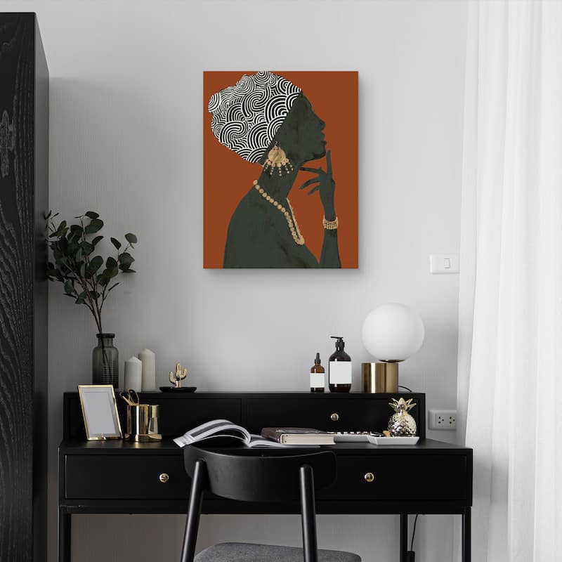 Graceful Majesty Spice I by Emily Adams Canvas Art Print