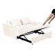 preview thumbnail 14 of 28, 64.96" Velvet Convertible Sofa Bed with Storage Pocket