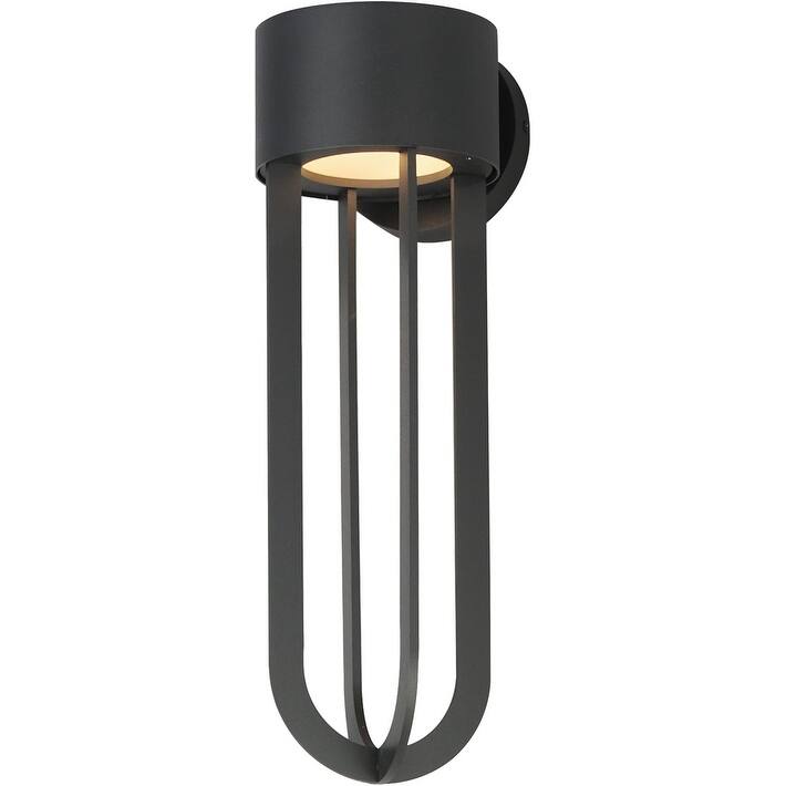 Maxim 40684 Quayside VX 18" Tall LED Outdoor Wall Sconce - Black