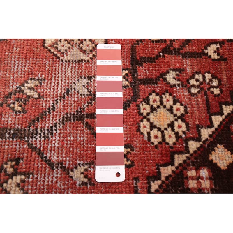 ECARPETGALLERY Hand-knotted Antalya Vintage Dark Copper Wool Rug - 4'5 x 6'7