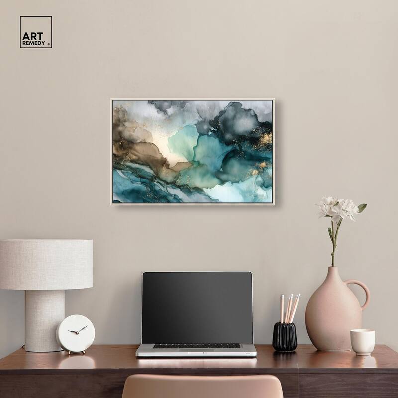 Veiled Inlet Canvas by Art Remedy