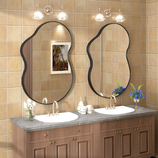 Irregular Wall Mirror Asymmetrical Decorative with 5 year warranty