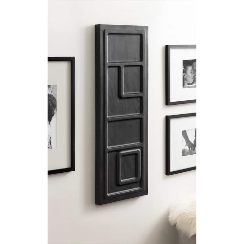 Kate and Laurel Yuvan Wood Carved Art Plaque