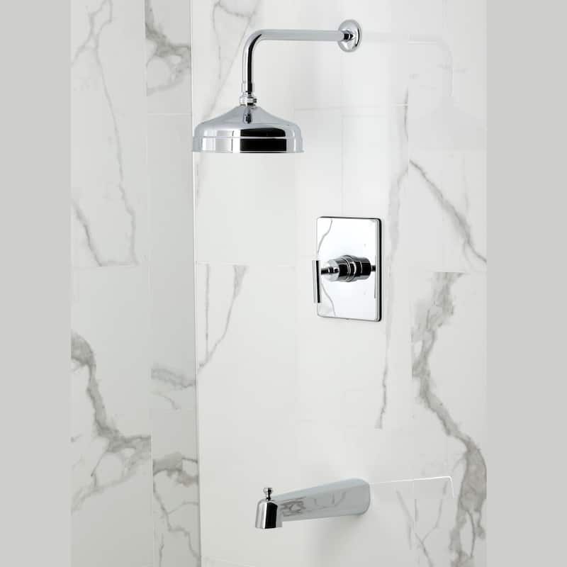 Kingston Brass Manhattan Single-Handle Pressure Balanced Tub and Shower Faucet