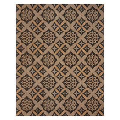 Gertmenian Paseo Niala Medallion Moroccan Tile Polypropylene Flatweave Indoor/ Outdoor Area Rugs