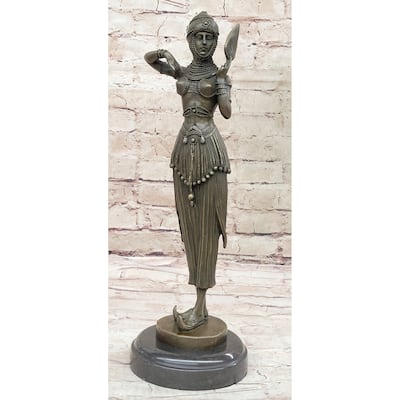 Middle Eastern Arabian Princess Bronze Sculpture Statue Figure Art Deco Chiparus