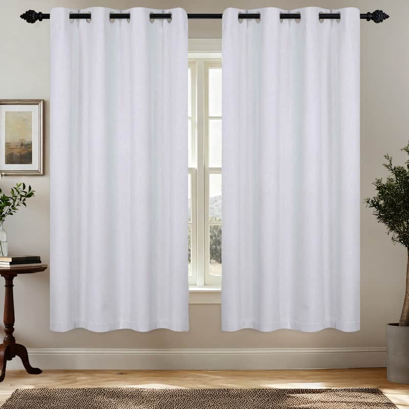 Superior Nyan 100% Blackout Grommet Curtains, Set of 2 Panels