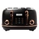 preview thumbnail 7 of 56, Haden Heritage Retro Wide Slot 4-slice Toaster Black / Copper