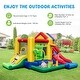 preview thumbnail 5 of 10, Costway Colorful Rainbow Kids Inflatable Bounce Castle with 50 Ocean - See Details