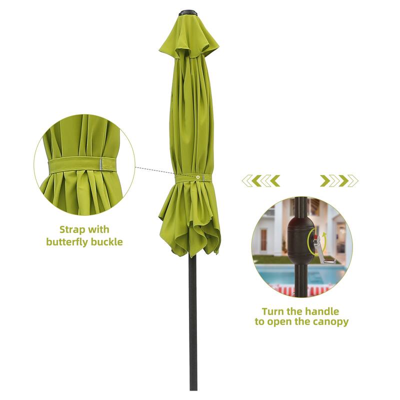 Royalcraft 7.5 ft Patio Market Umbrella with Crank