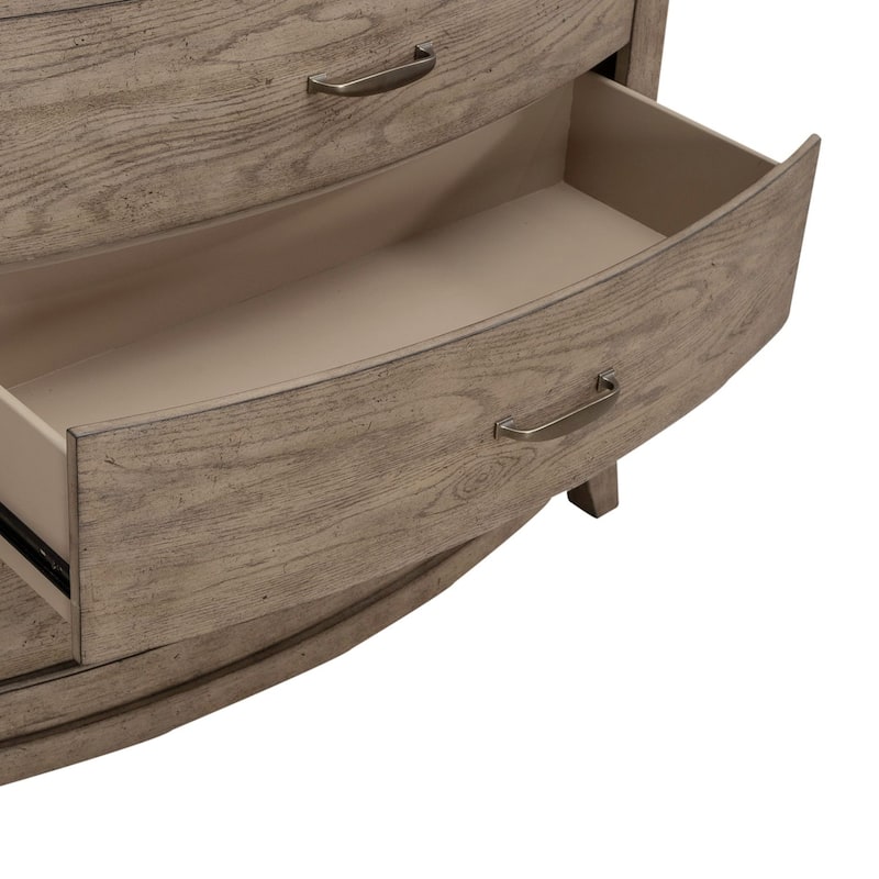 Avalon Burnished Beige Oak Bedroom Dresser