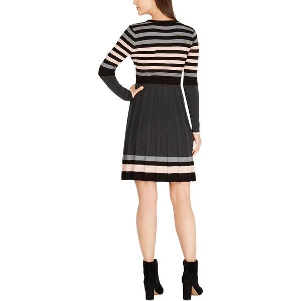 Shop Jessica Howard Womens Petites Sweaterdress Striped Casual