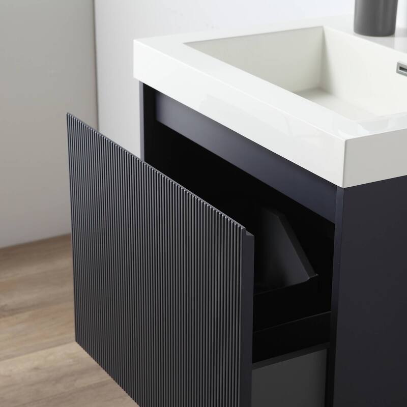 Floating Bathroom Vanity with Sink, Wall Mounted Vanity