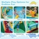 preview thumbnail 6 of 8, Gymax Inflatable Water Slide Park 6-in-1 Giant Bounce House w/Long - Multicolor
